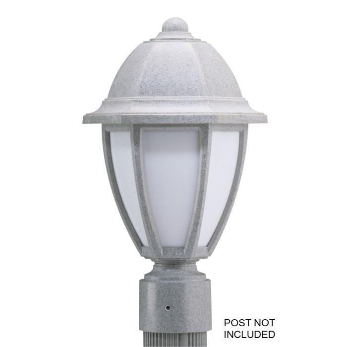 Wave Lighting S21TC-GY Everstone Companion Size Post Lantern in Graystone